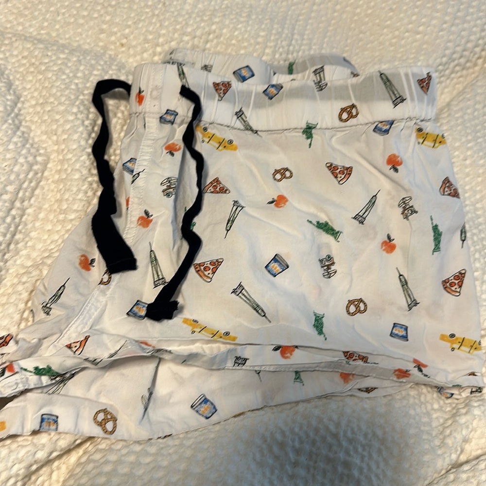J.Crew Sleep Shorts - NYC pattern